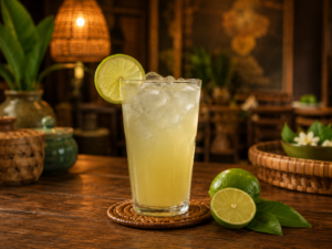 Jus de citron vert frais
