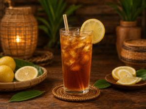 Thé glacé au citron